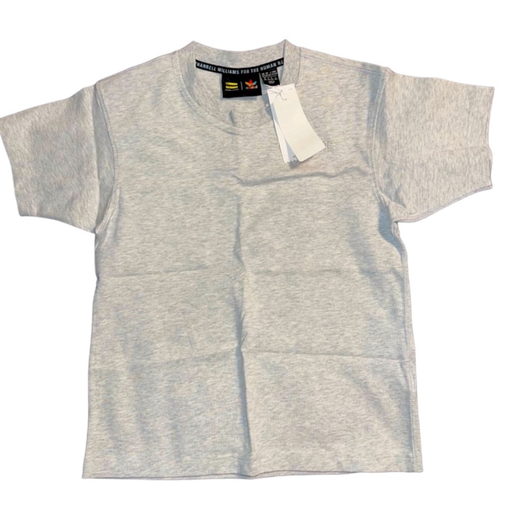 NWT Adidas Pharrell Williams Human Race Trefoil  TShirt Boxy Oversized 18” x 22”